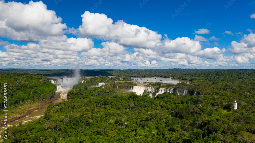 Argentina - Iguazu - Waterfalls - Aerial View
