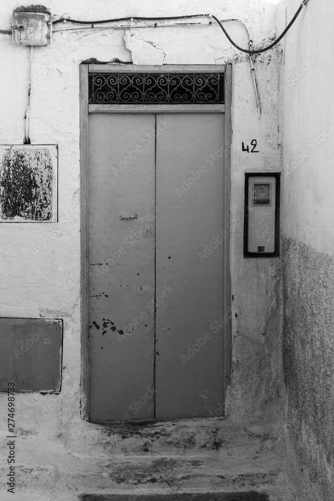 Old doors in the old Moroccan city. Old doors in the old Moroccan city.