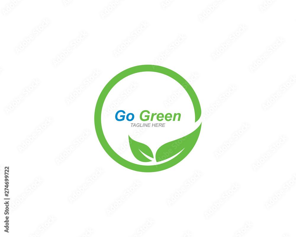 Logos of green leaf ecology nature element vector icon Logos of green leaf ecology nature element vector icon