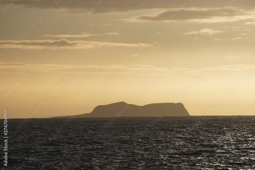 The volcanic island Surtsey, an offshore UNESCO site South Iceland