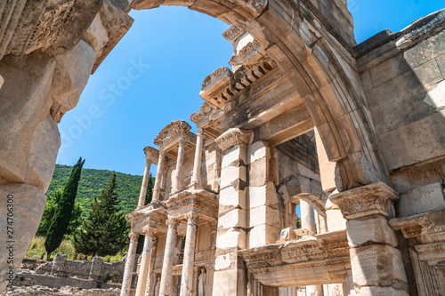 Historical Celsus Library in Ephesus