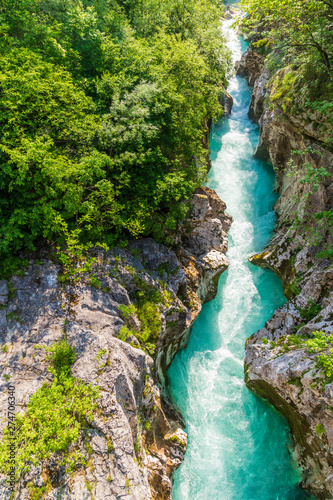 Принти на полотні Rriver Soca, Triglavski national park, Slovenia