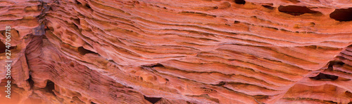 Coloured Canyon is a rock formation on South Sinai (Egypt) peninsula. Desert rocks of multicolored sandstone background. 