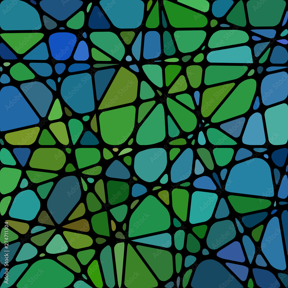 abstract vector stained-glass mosaic background