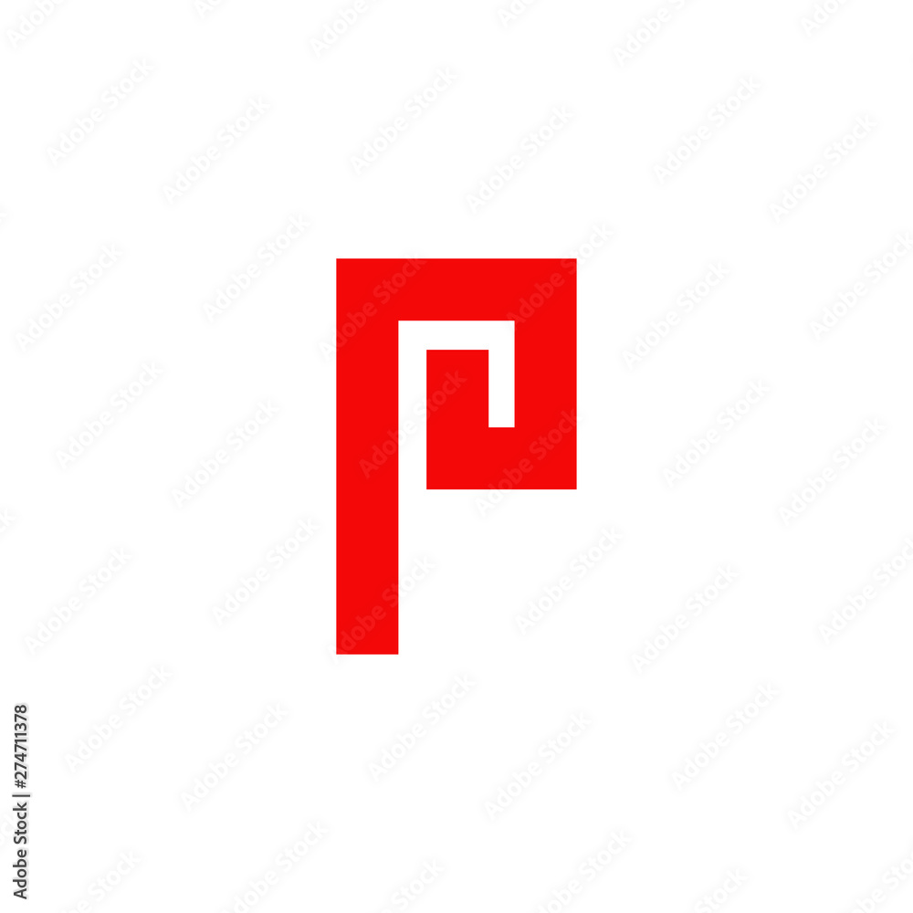 P letter logo design vector template P letter logo design vector template