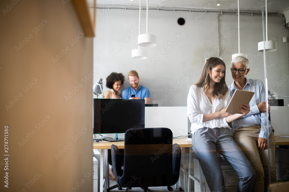 Programmer working in a software developing company office Programmer working in a software developing company office