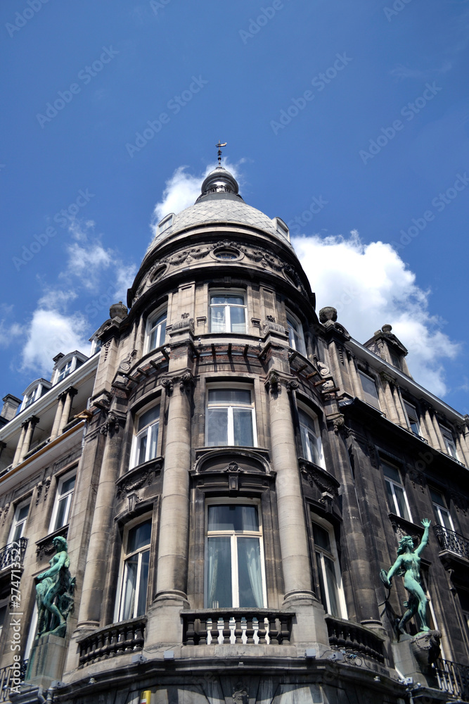 Impressing old building from Antwerp, Belgium