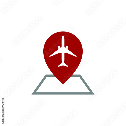 Free Download Modern Airplane Traveling Cargo Freight Icon Logo for all business company with high end look - GFXLoad
