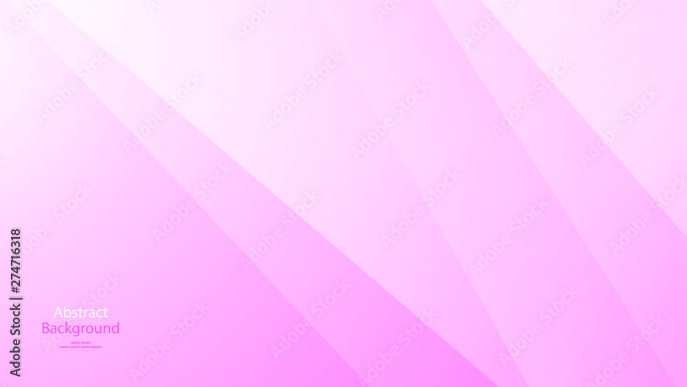 Pink color and white color background abstract art vector 