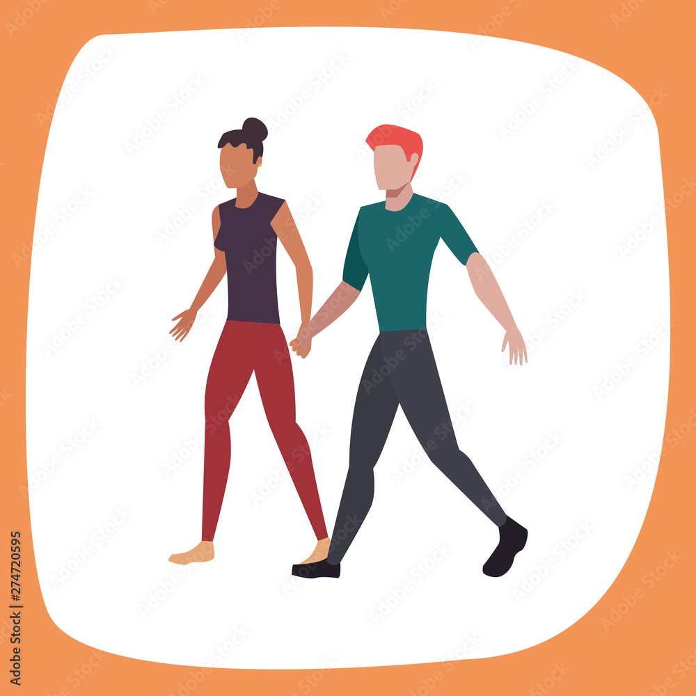 man and woman characters avatars man and woman characters avatars