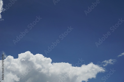 blue sky and clouds pattern background
