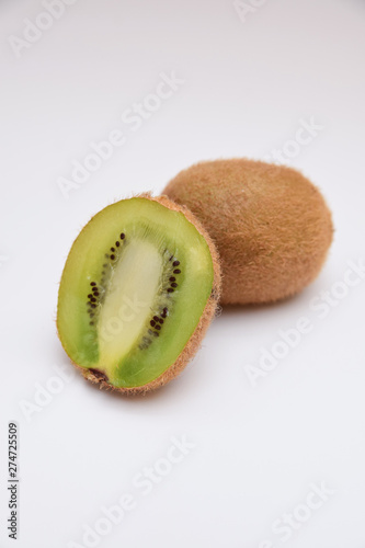Kiwi on a white background