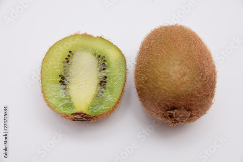 Kiwi on a white background