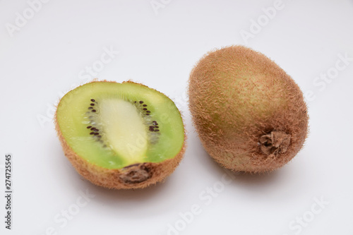 Kiwi on a white background