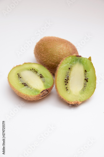 Kiwi on a white background