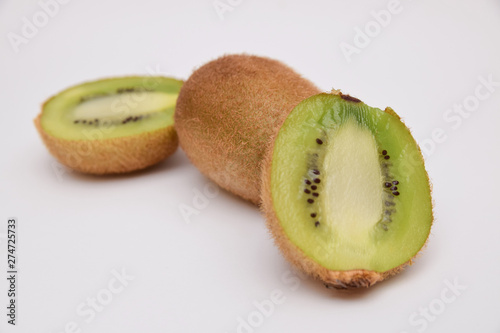 Kiwi on a white background