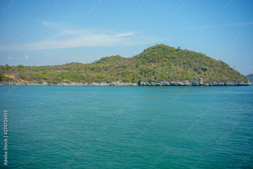 The sea landscape on hellfire pass beach of Koh Si Chang, Chonburi, Thailand. The sea landscape on hellfire pass beach of Koh Si Chang, Chonburi, Thailand.