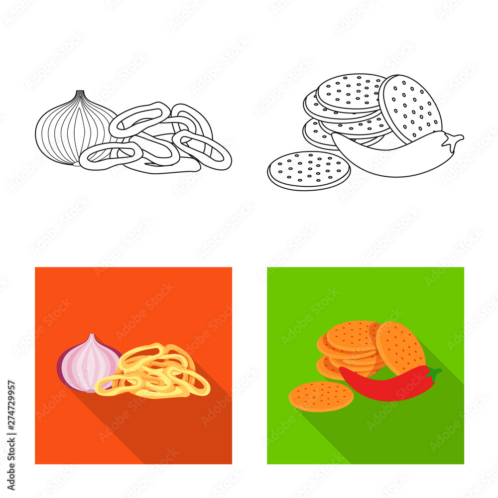 Vector design of taste and seasonin logo. Set of taste and organic stock symbol for web. Vector design of taste and seasonin logo. Set of taste and organic stock symbol for web.