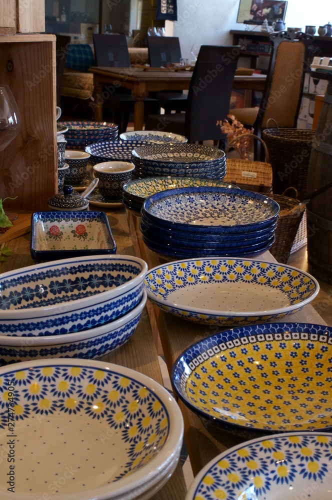 Fototapeta premium Tableware pattern Pottery dish Selling