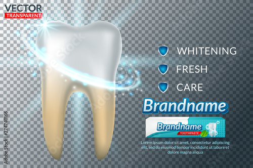 Tube of toothpaste and toothbrush vector illustration
