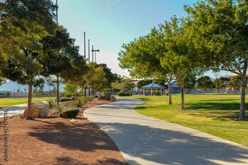 Fototapeta Naklejka Na Ścianę i Meble -  Desert Breeze Park and Community Center, Las Vegas