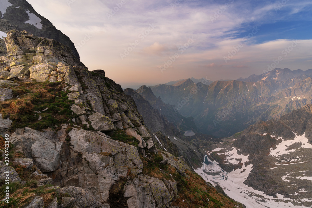 Beautiful scenery of the High Tatras mountains in Slovakia Beautiful scenery of the High Tatras mountains in Slovakia