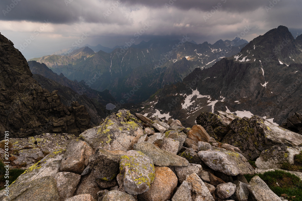 Beautiful scenery of the High Tatras mountains in Slovakia Beautiful scenery of the High Tatras mountains in Slovakia
