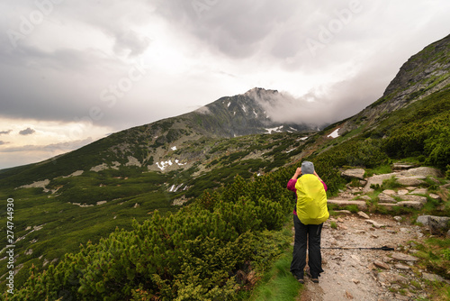 Beautiful scenery of the High Tatras mountains in Slovakia