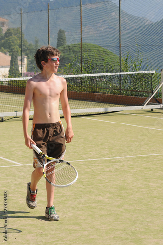 Young tennis player © jjpixs