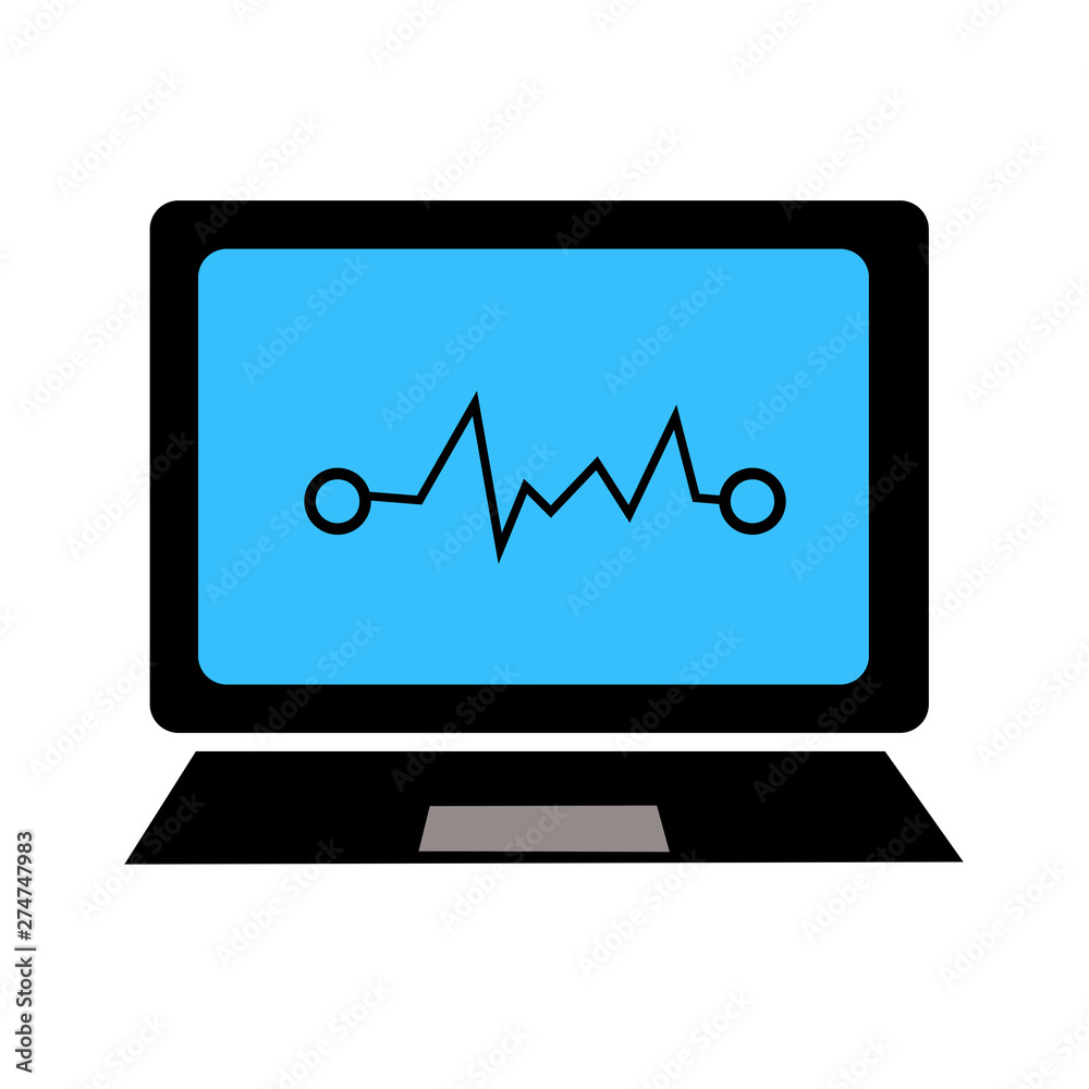 Heartbeat on screen. heart monitor screen. Blueprint Of Modern Electrocardiogram Monitor Heartbeat on screen. heart monitor screen. Blueprint Of Modern Electrocardiogram Monitor
