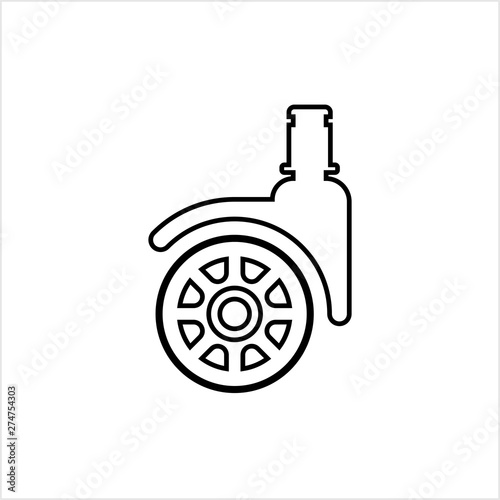 Caster Wheel Icon