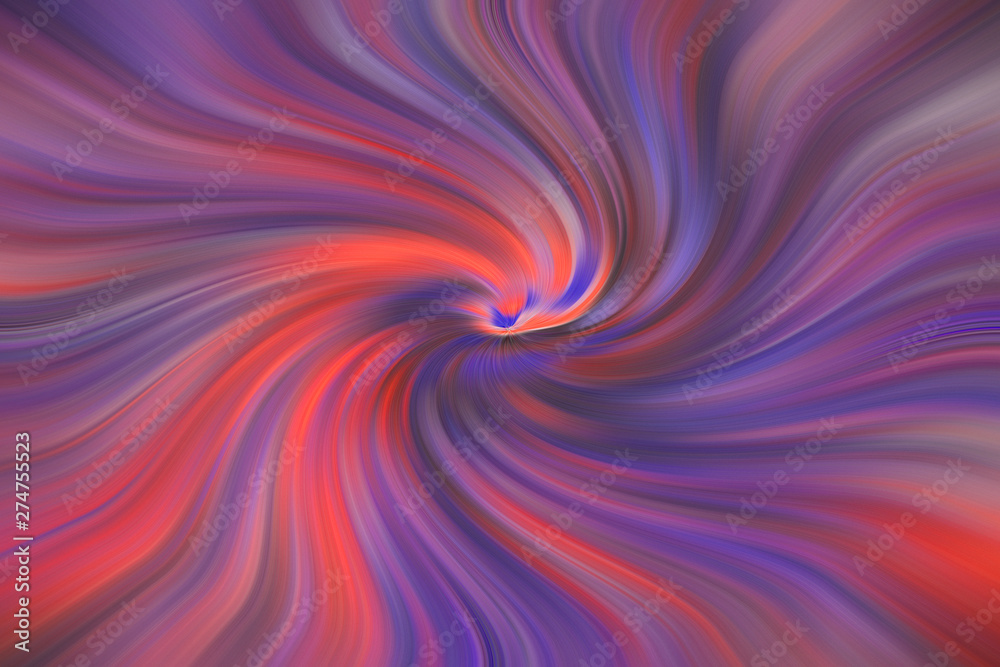 Abstract spiral texture illustration. Color Waves background. Modern design for banner, flyer, poster, wallpaper, brochure, smartphone screen.