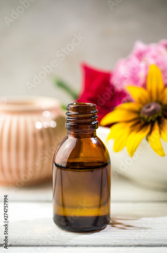 Flower aromatherapy oils  natural medicine