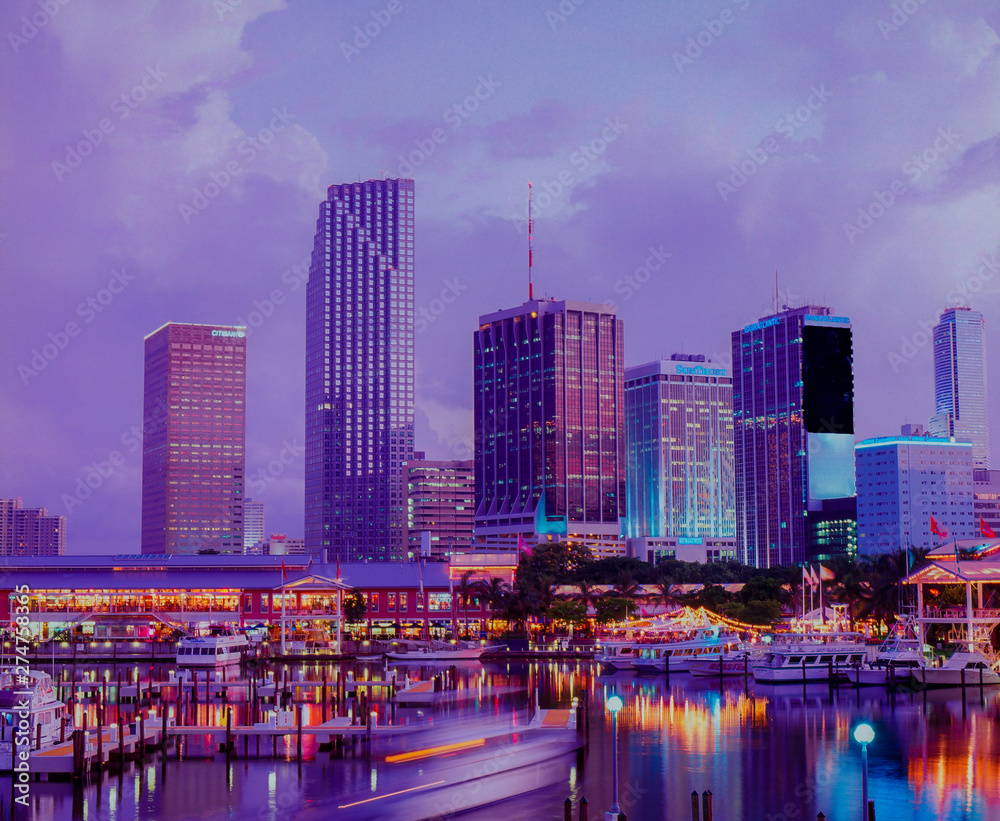 Fototapeta premium Downtown Miami. florida. USA