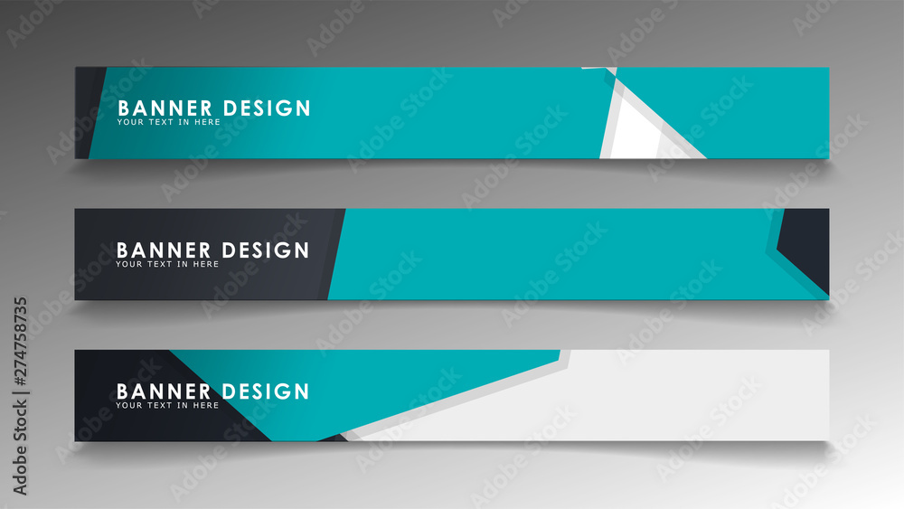 Set of banner templates with abstract background. Modern vector banners with polygonal background. Set of banner templates with abstract background. Modern vector banners with polygonal background.