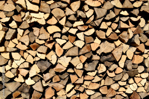 Many fire woods trunk background