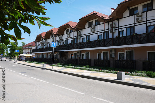 Hotels on the beach. Krasnodar Region, Yeisk city photo