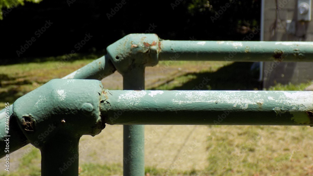 old water tap and hose