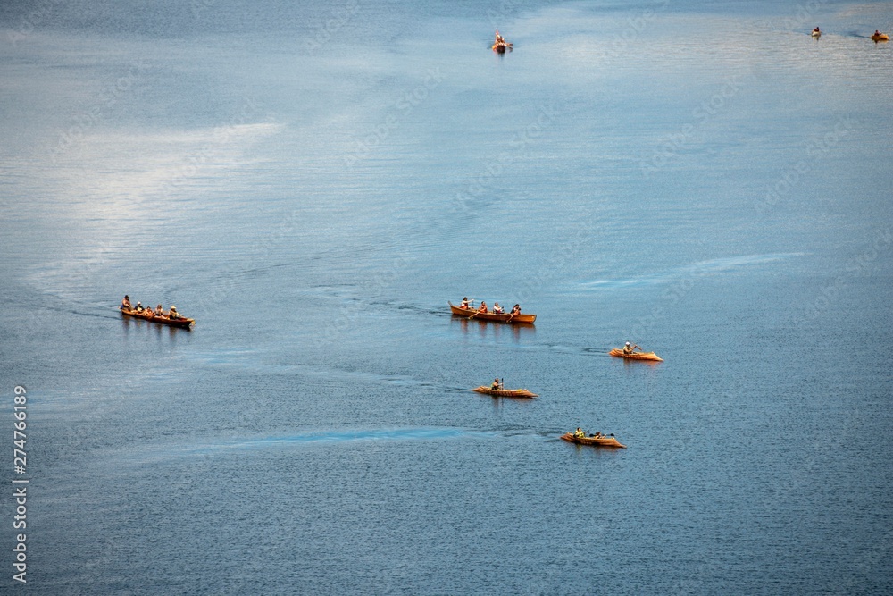 Fototapeta premium Native Canoe Journey