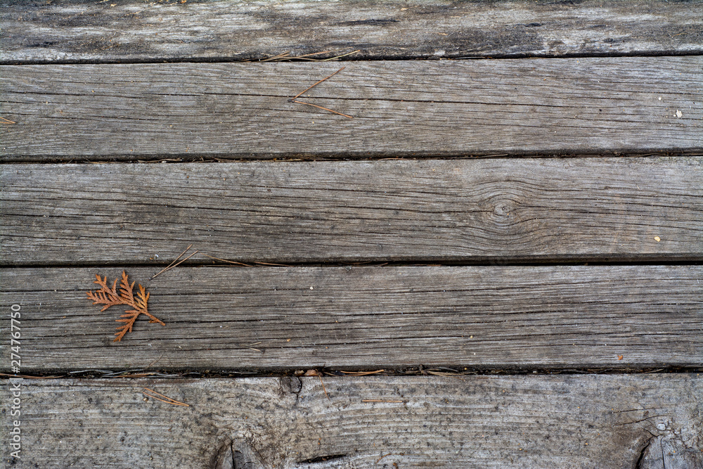Background from wooden boards of natural color