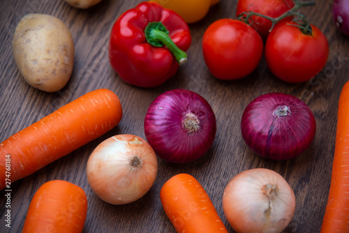 Organic vegetables for cook...