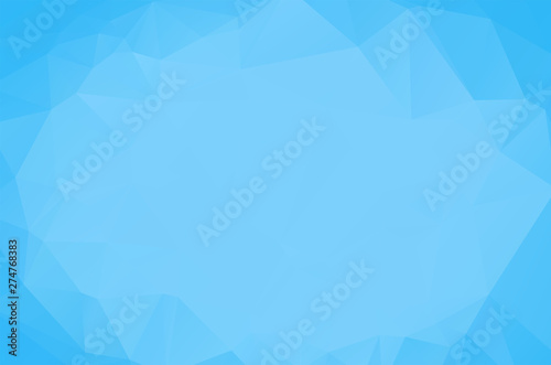 Blue Low poly crystal background. Polygon design pattern. environment green Low poly vector illustration, low polygon background.