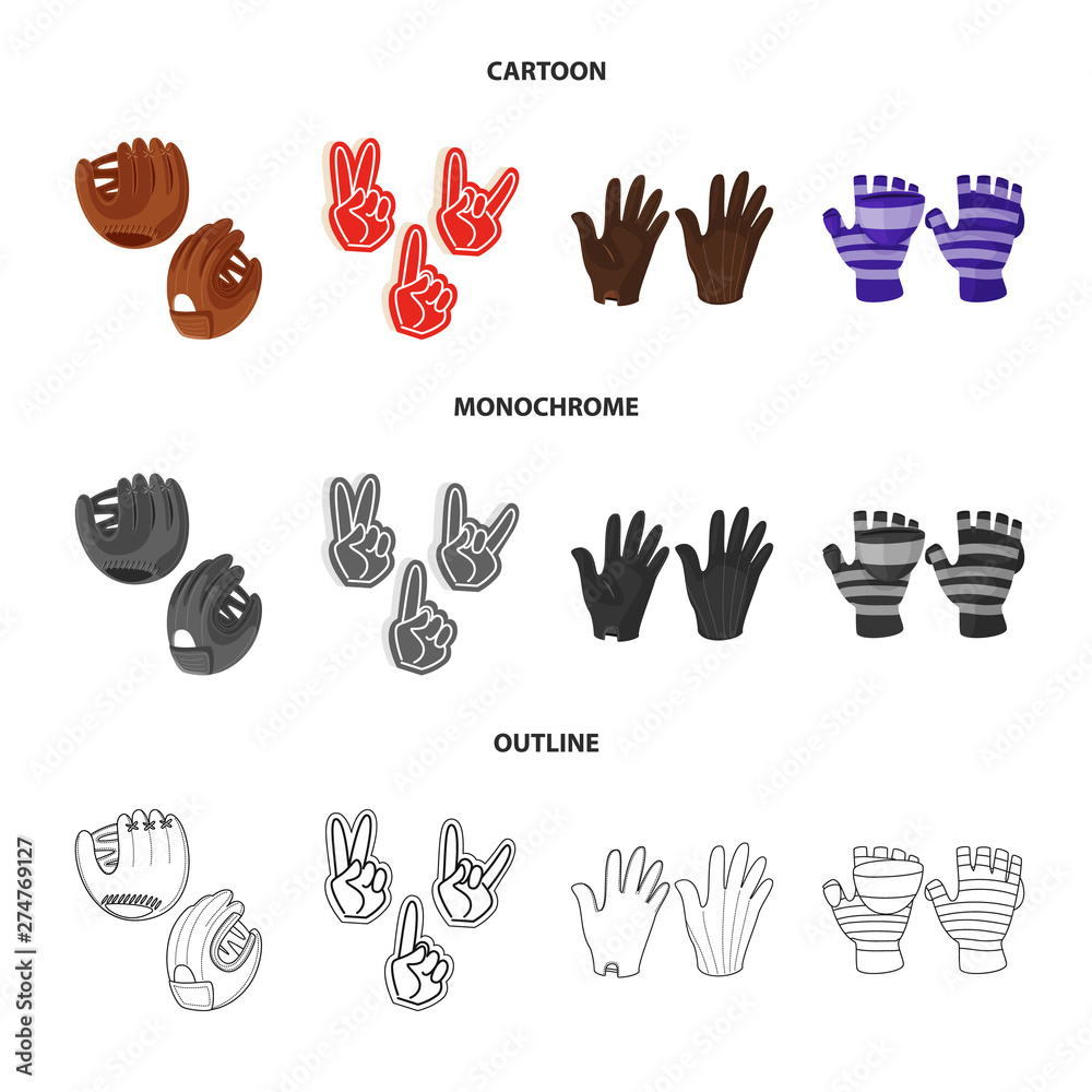Fototapeta premium Vector illustration of silhouette and safety logo. Collection of silhouette and comfort stock symbol for web.