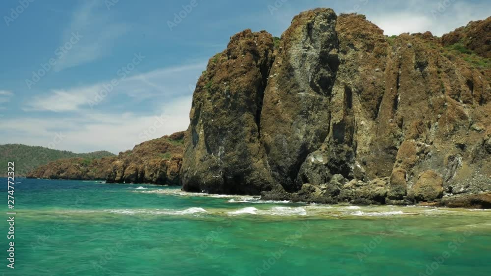 Beautiful Stone Cliff In The Sea Beautiful Stone Cliff In The Sea