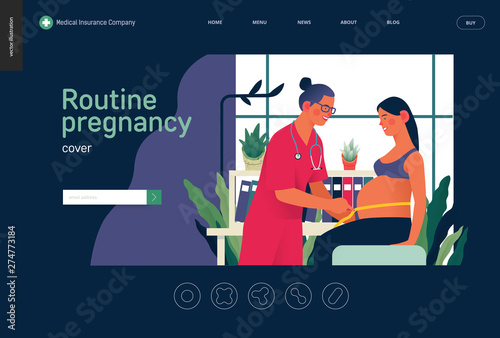 Medical insurance template - routine pregnancy cover