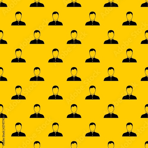 Pastor pattern seamless vector repeat geometric yellow for any design