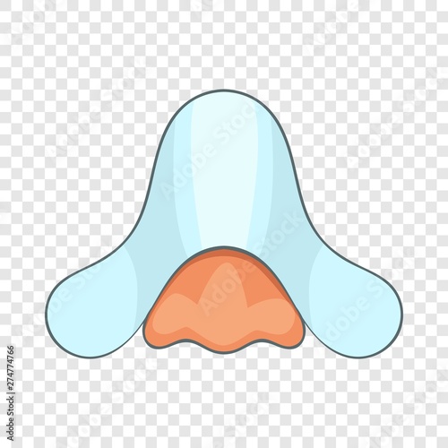 Nose clean strip icon. Cartoon illustration of nose clean strip vector icon for web