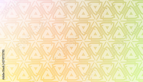 Smart background with decorative geometric layot. Vector illustration. Gradient color