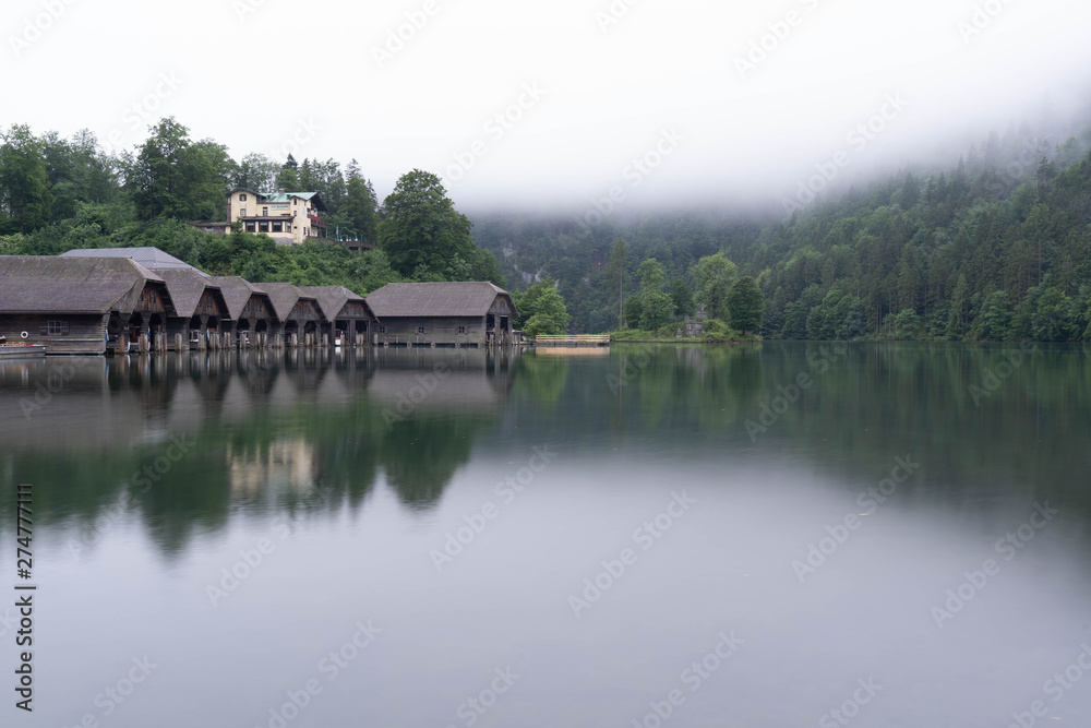 Obraz premium house on a lake