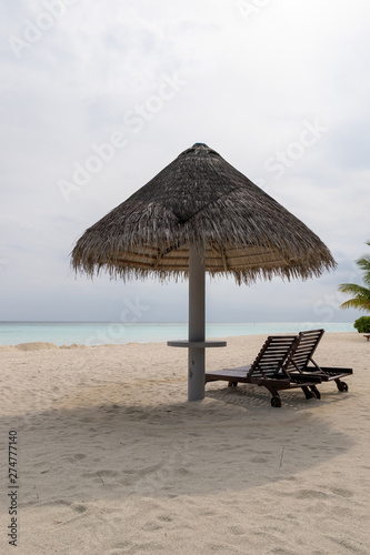 Beautiful tropical beach on islands beside ocean